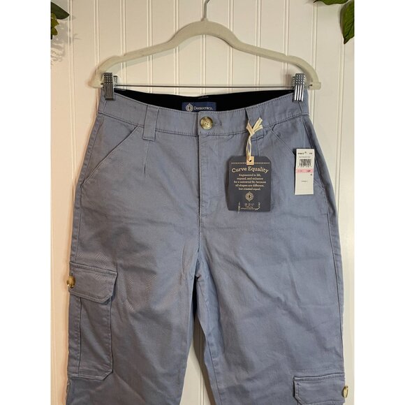 Democracy 10P Ab Solution Cargo Pants In Blue With Elastic Waistband Size 10P - Picture 5 of 14